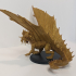 Gold Dragon Set / Legendary Drake / Winged Mountain Encounter / Magical Beast print image