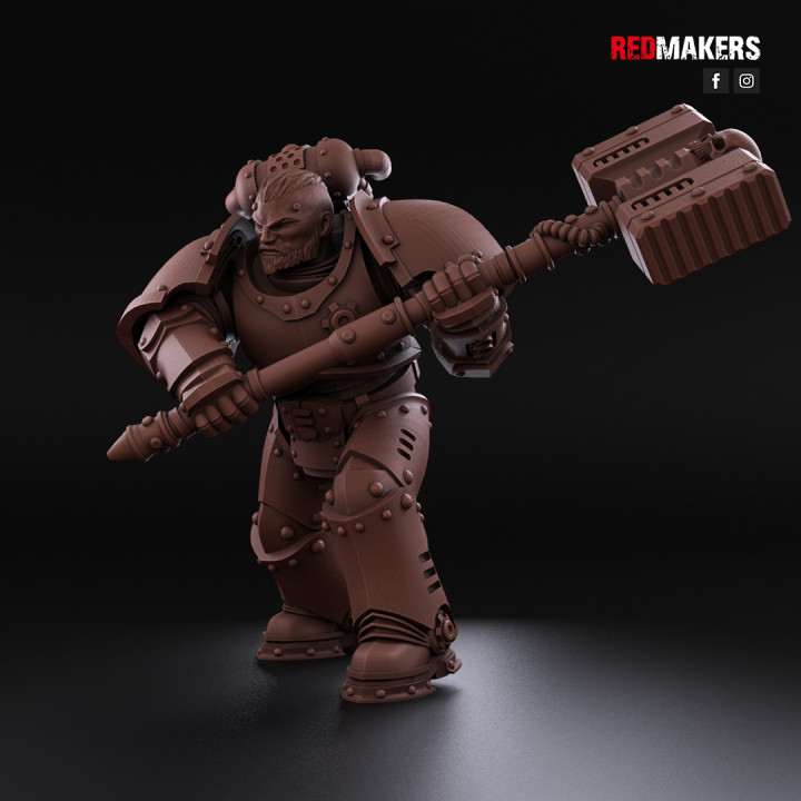 Sergeant – Space Knights - Pistols and Melee Weapons. image