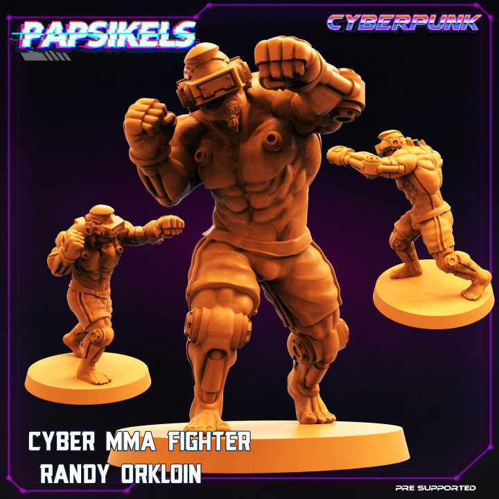CYBER MMA FIGHTER ANDY RANDY ORKLOIN image