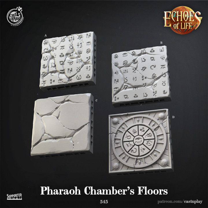 Pharaoh Chamber's Floors (Pre-Supported) image