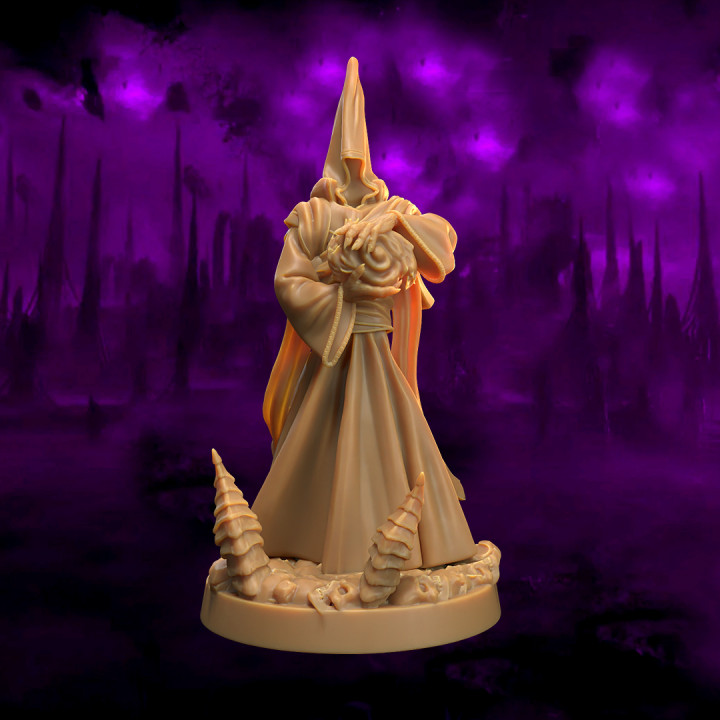 3D Printable Cultist - Foulmaw Cultist | PRESUPPORTED | Eldritch