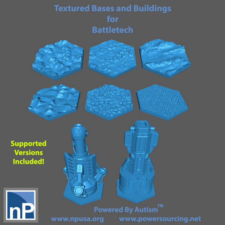 Battletech Buildings and Bases - pack 2 image