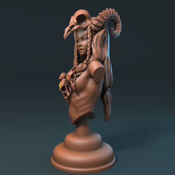 Calyce the forest witch - bust image
