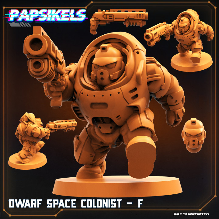 DWARF SPACE COLONIST - F image