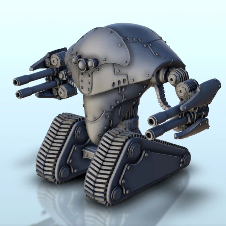TR 700 soldier-robot 5 (+ supported version) - MechWarrior Scifi Science fiction SF 40k image