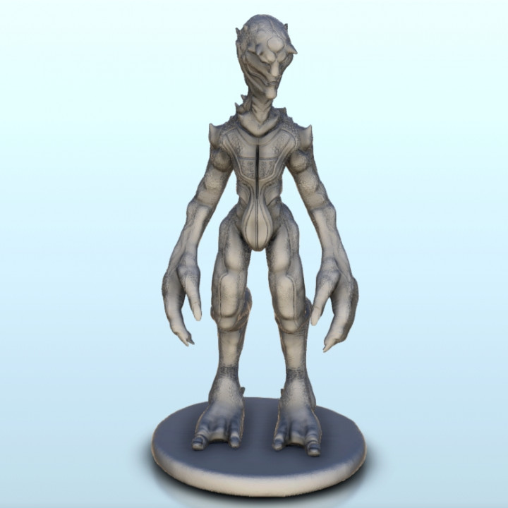 Alien with big hands and feets 2 - Sci-Fi Science-Fiction 40k 30k image