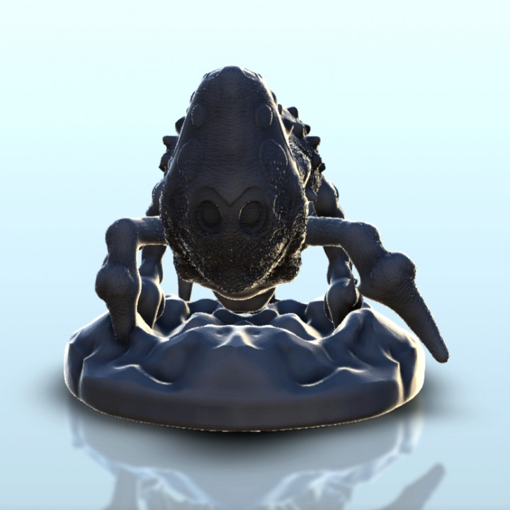 Spider alien warrior with  skull head 4 - Sci-Fi Science-Fiction 40k 30k image