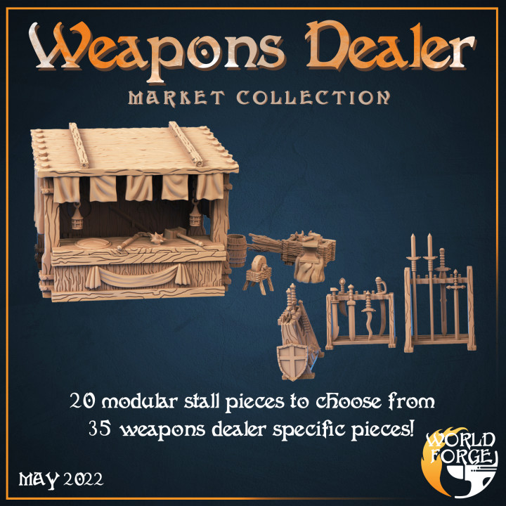 Weapons Dealer Market Stall image