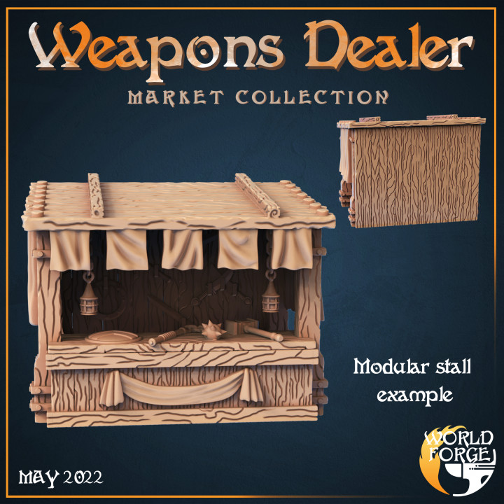 Weapons Dealer Market Stall image