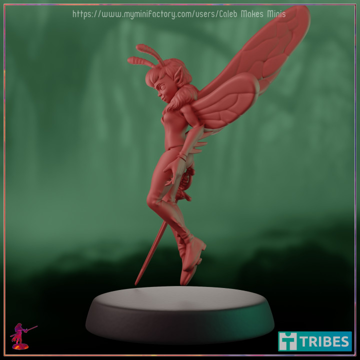Hornet Fairy, Rogue [PRE-SUPPORTED] | Feywild Series image