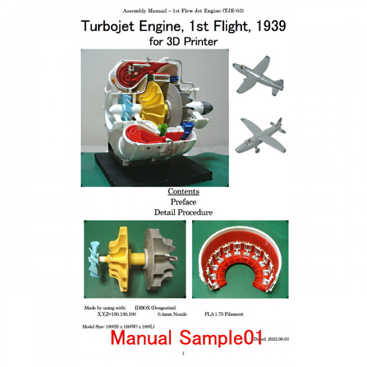 Turbojet Engine, 1st Flight, 1939 image