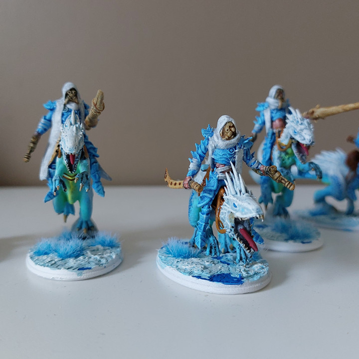 3D Print of Dino Riders - Space Elves by cedricpallier