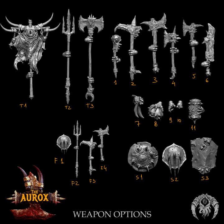 Weapon Set - Aurox Warriors image