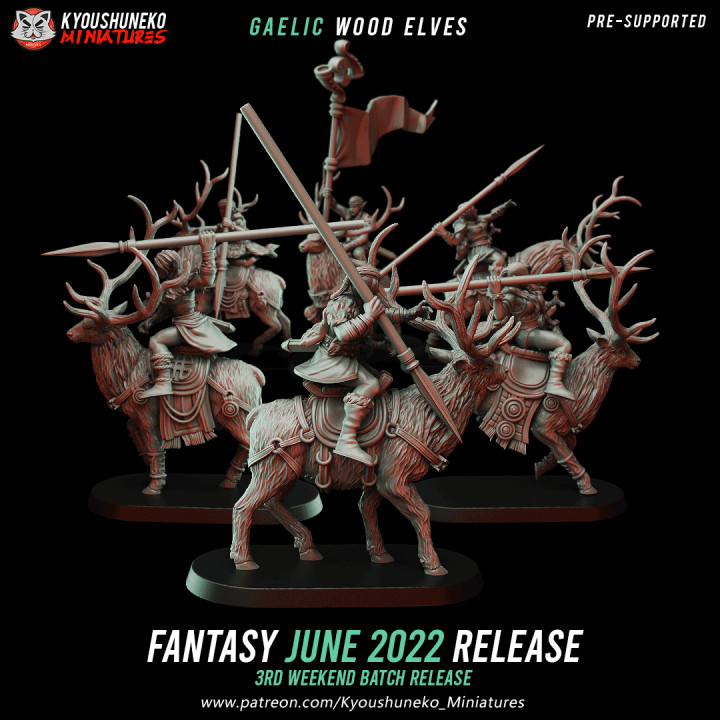 June 2022 Fantasy Release - Gaelic Wood Elf Army image