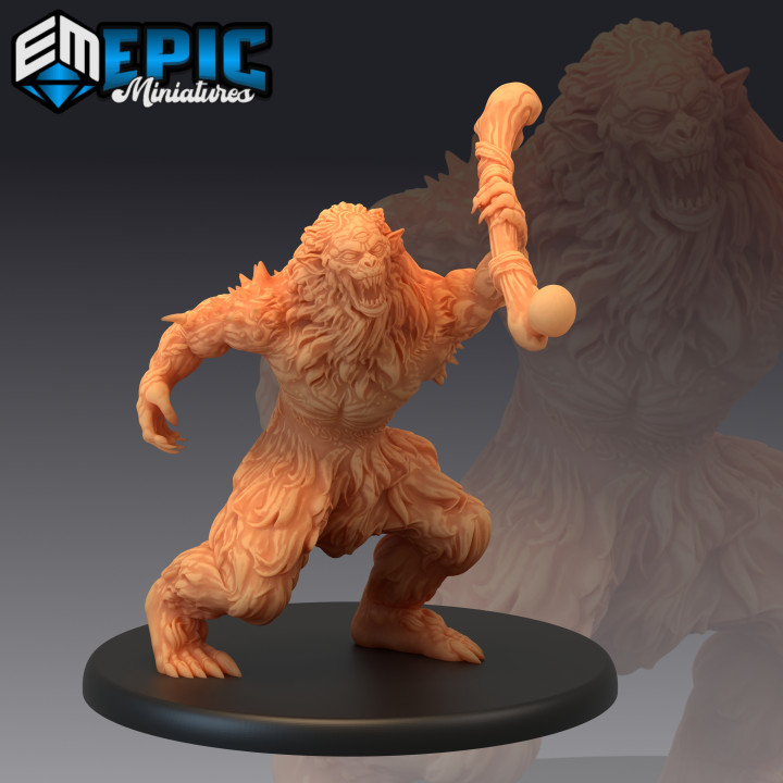 Burrowing Troll Set / Cave Encounter / Norse Forest Beast image