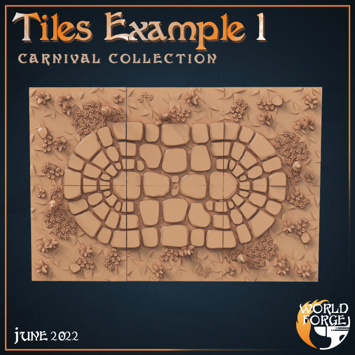 Carnival Tiles x9 image