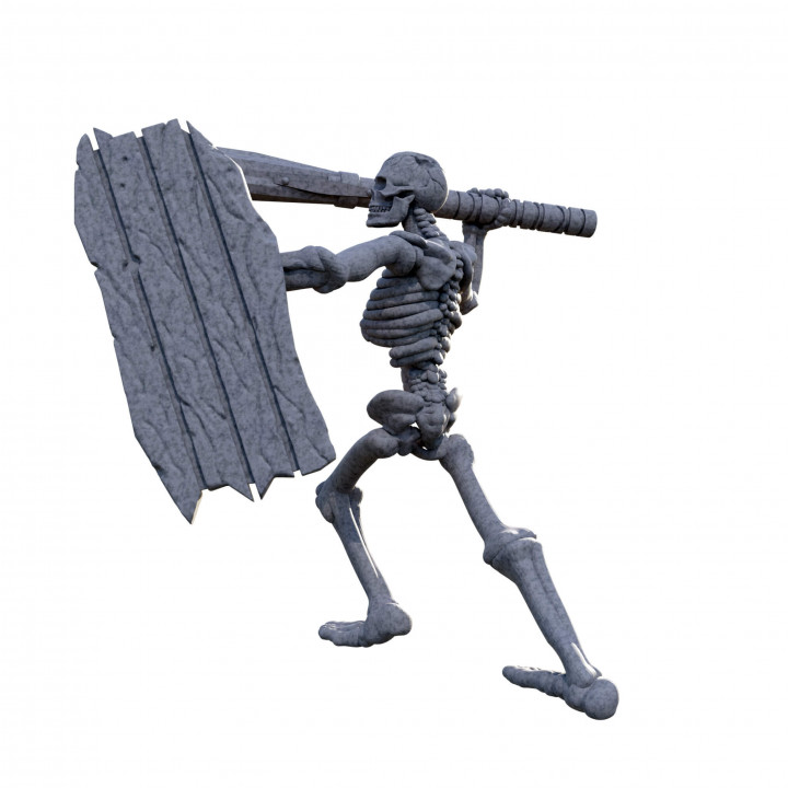 The Gravekeeper With Undead Minions and Cannon (Multiple models and poses) image