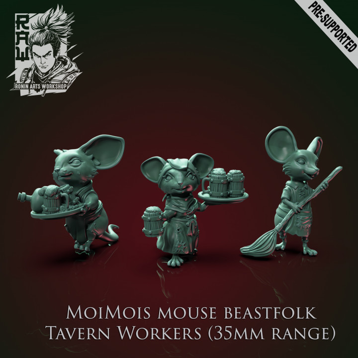 MoiMois Pack 1 - Mousefolk Workers image