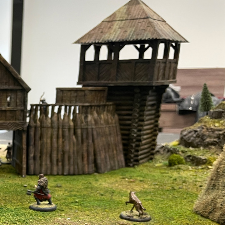 Viking village Tower (and Dice tower) image
