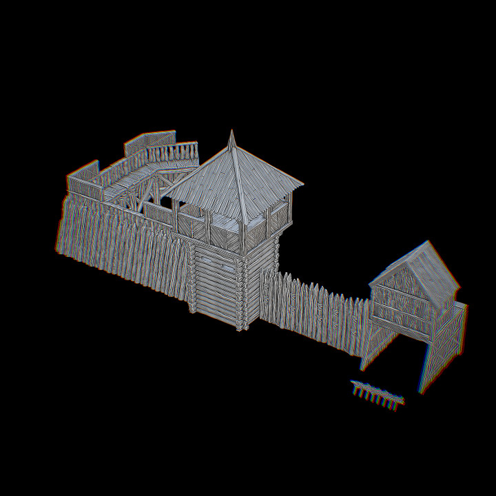 Viking Fortification Wood image