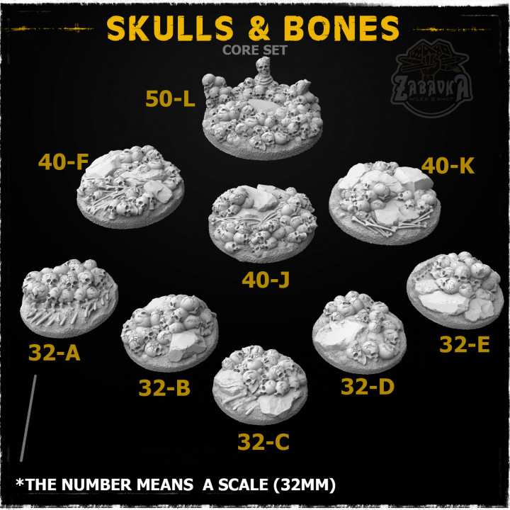 Skulls and Bones Base Toppers image