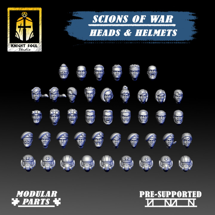 Scions of War: Head Parts image