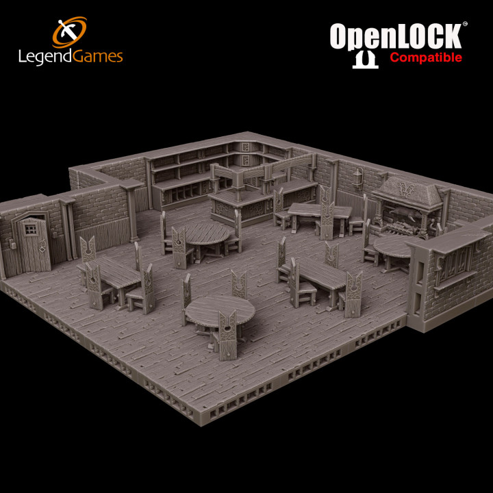 LegendGames Complete Tavern Bar OpenLOCK set image