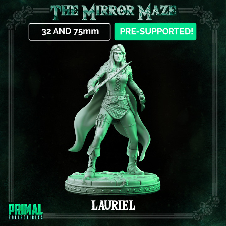 Elf - Lauriel - THE MIRROR MAZE - MASTERS OF DUNGEONS QUEST image