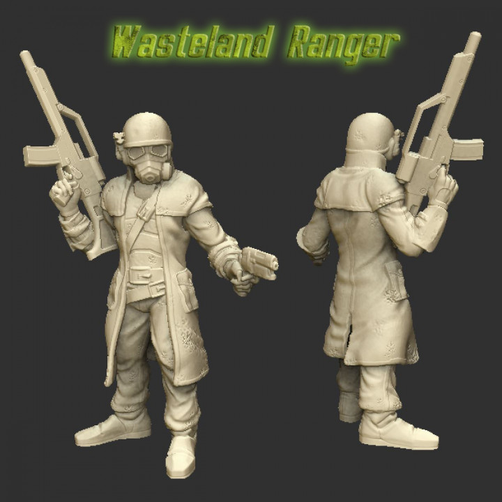3D Printable Wasteland Ranger by FComin