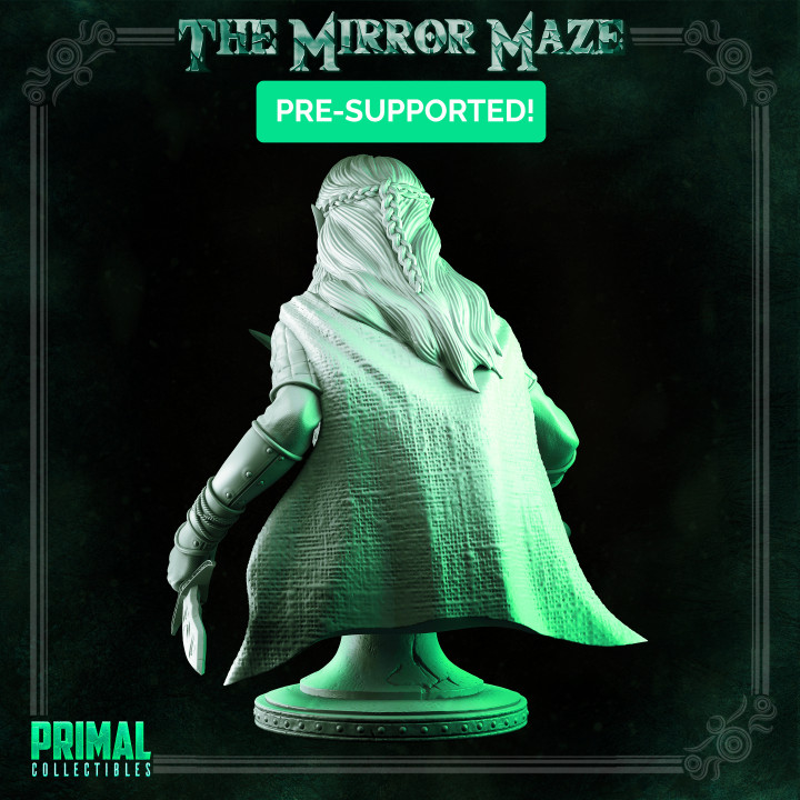 Elf - Lauriel - Bust -  THE MIRROR MAZE - MASTERS OF DUNGEONS QUEST image