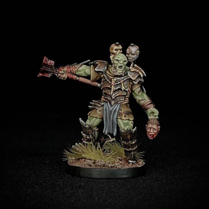 3D Printable KZKMINIS - Ghurtar - Orc Captain by KZKMINIS