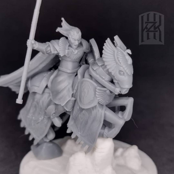 KZKMINIS - Swan Prince - on foot and mounted image