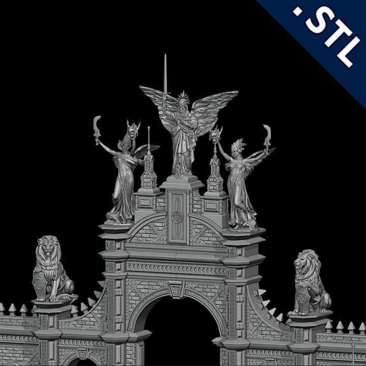 Gate + Wall (Modular) image