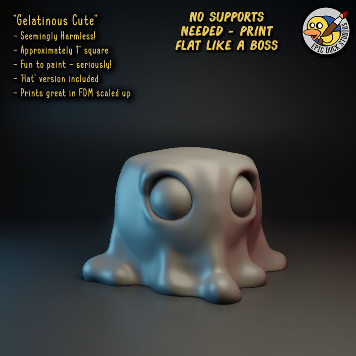 Gelatinous Cubes - Cute, Hungry and Nom Nom - Now with HATS image