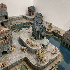 Leichheim - Merchants House - Medieval Terrain - retailer 3D Printed PLA Plastic