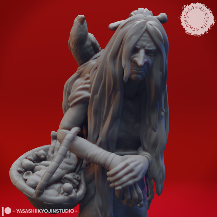 Green Hag - Tabletop Miniature (Pre-Supported) image