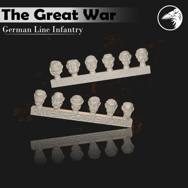 Great War German Soldiers [Heads] image