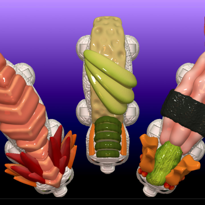 Articulated Sushi Rolls image