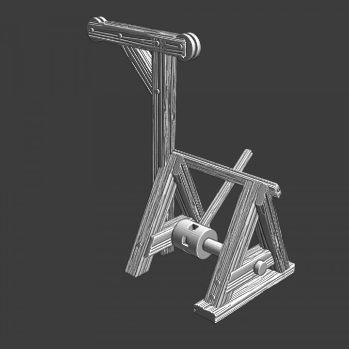 Small medieval crane image