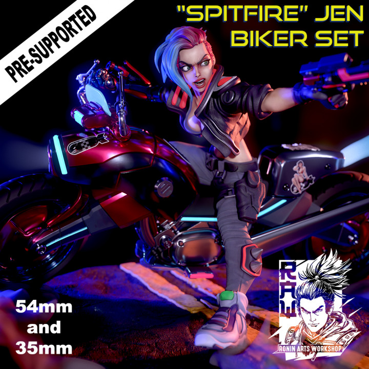 Spitfire Jen - Biker Set image