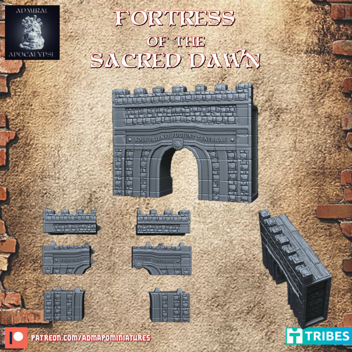 Fortress of the Sacred Dawn Props bundle (Pre-supported) image