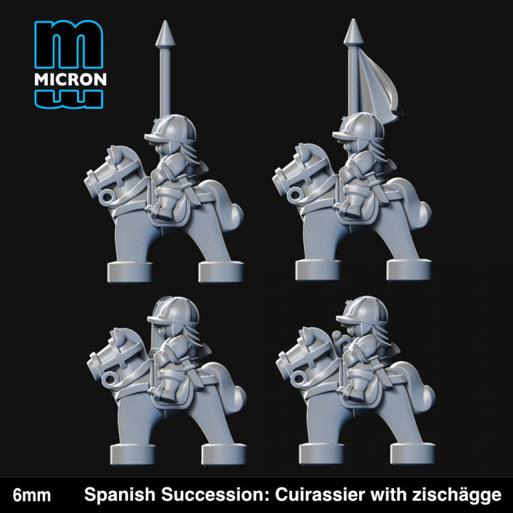 Spanish succession: Cuirassier with Zischagge image