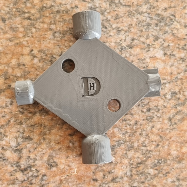 3D Printable Electrical Panel Key by Bevin Matthysen