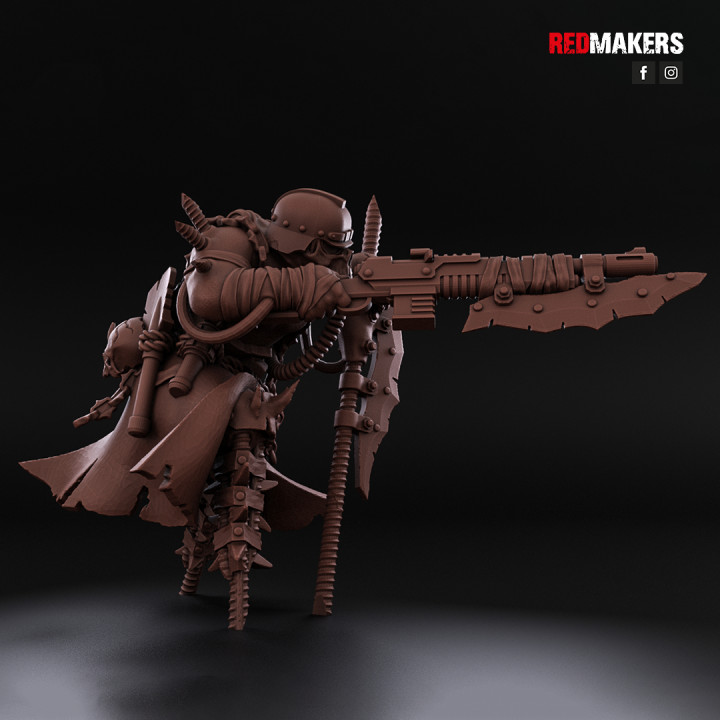 3D Printable Renegade Death Division - Command Squad - Heretics by ...