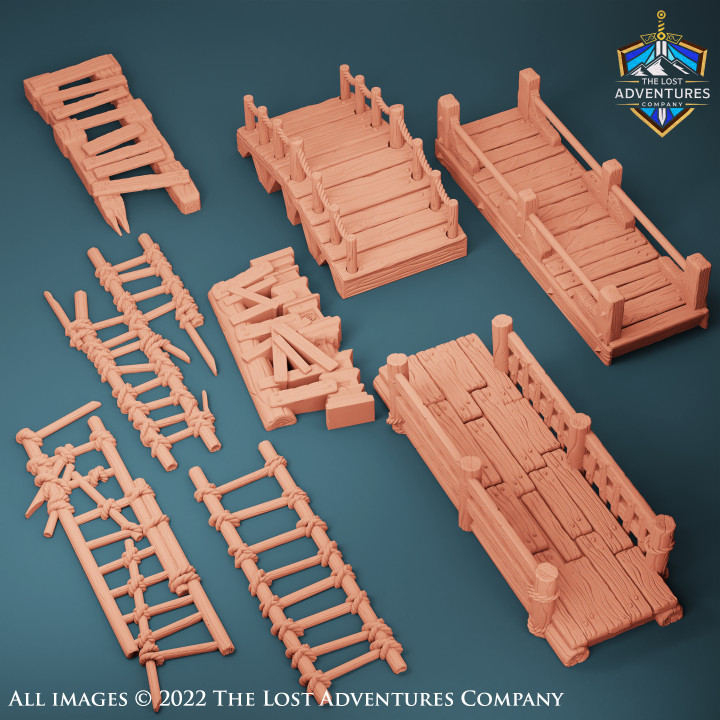 Bridges and Ladders (Set of 8) image