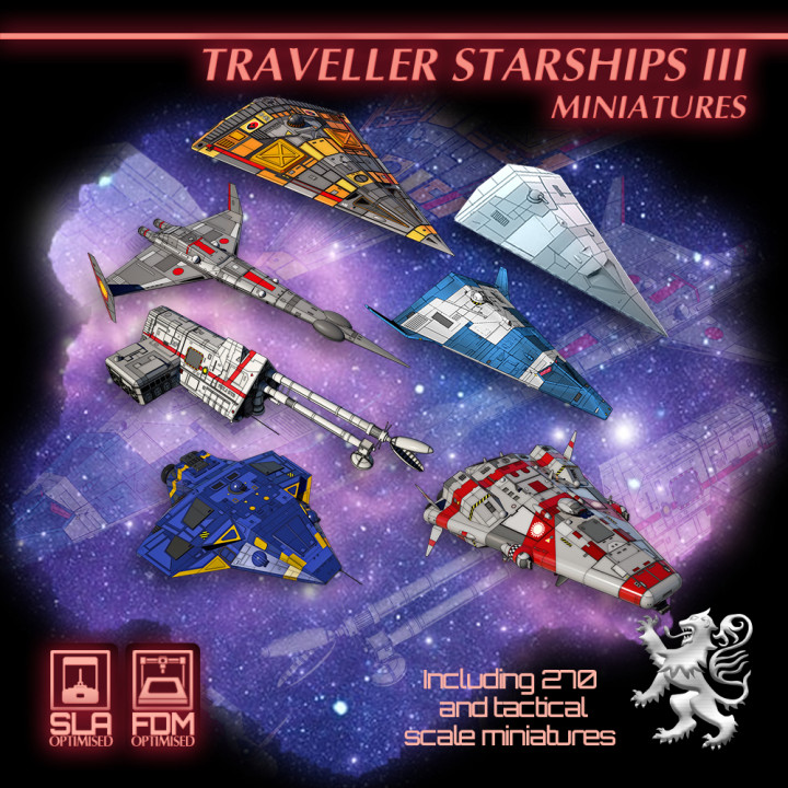 Traveller Starship Miniatures III image