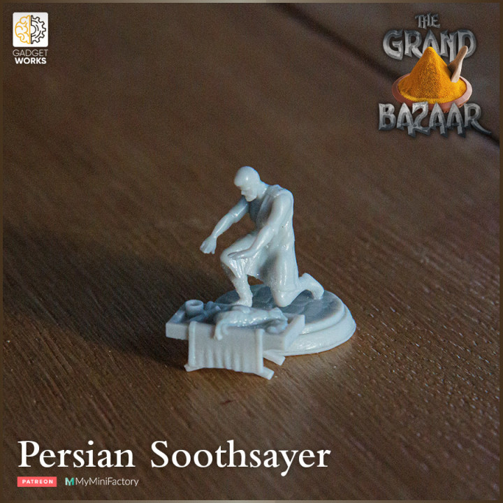 Persian Merchant and soothsayer, 2 figure pack -The Grand Bazaar image