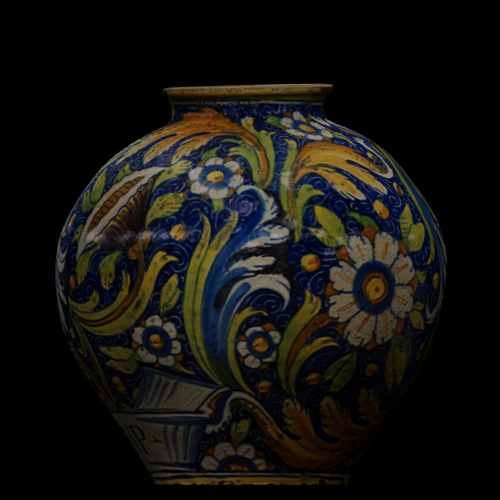 Maiolica vase image