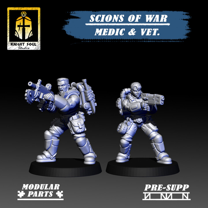 Scions of War: Medic & Veteran image