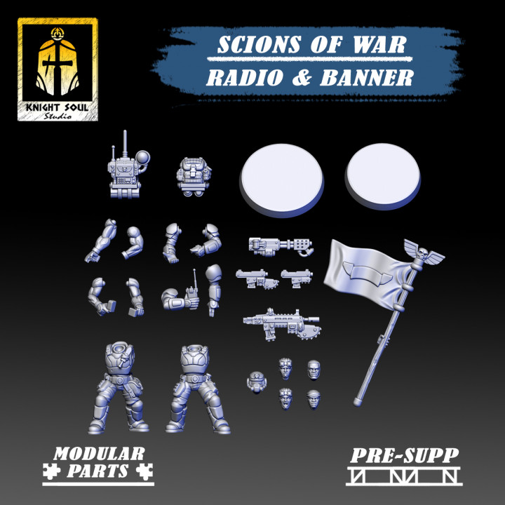 Scions of War: Radio & Banner image